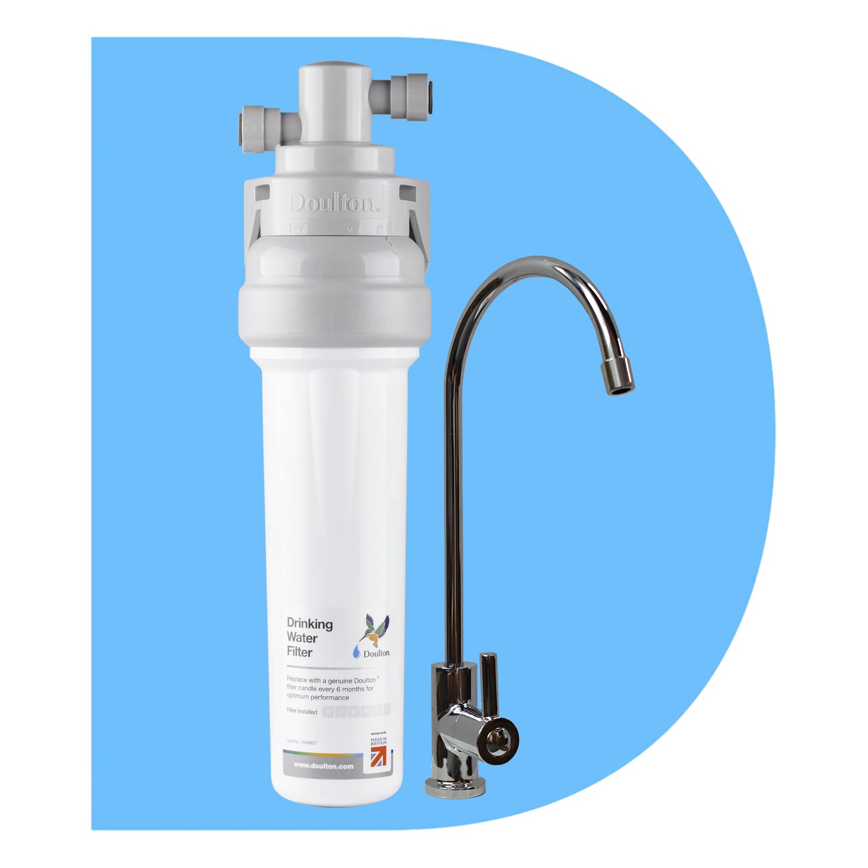 (🔥 Save S$150 on Onsite Installation! 🔥 Limited-time offer) Doulton QT Ecofast Under-Sink Water Filtration System | Ultracarb Filter Excellence | Eco-Friendly British Innovation Since 1826