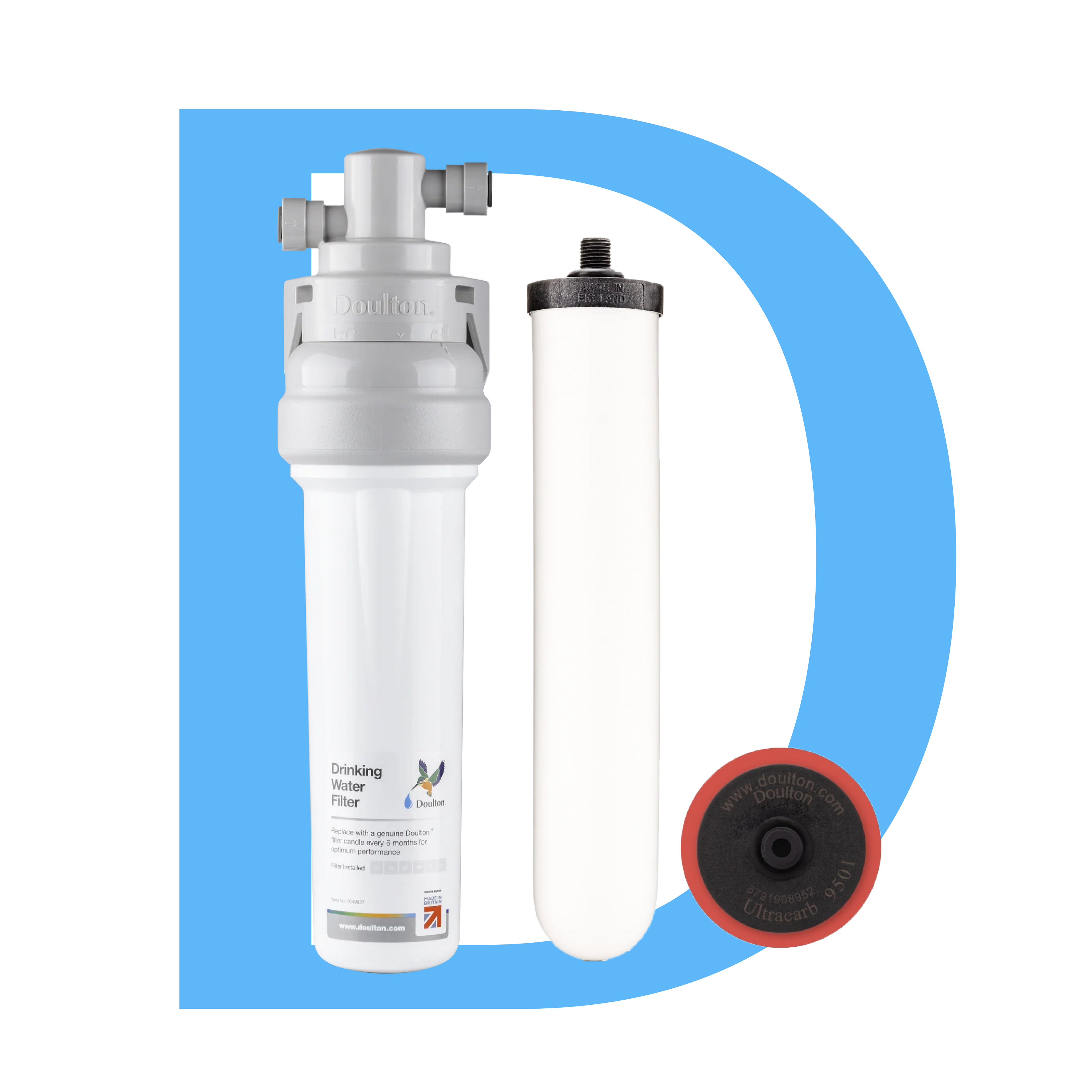 (🔥 Save S$150 on Onsite Installation! 🔥 Limited-time offer) Doulton QT Ecofast Under-Sink Water Filtration System | Ultracarb Filter Excellence | Eco-Friendly British Innovation Since 1826