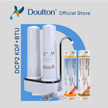 Revolutionize Your Water Experience with the Doulton DCP2 KDF + Biotect Ultra Drinking Water Purifier: The Ultimate Dual Countertop System for Precision Filtration, Proudly Made in Britain Since 1826!