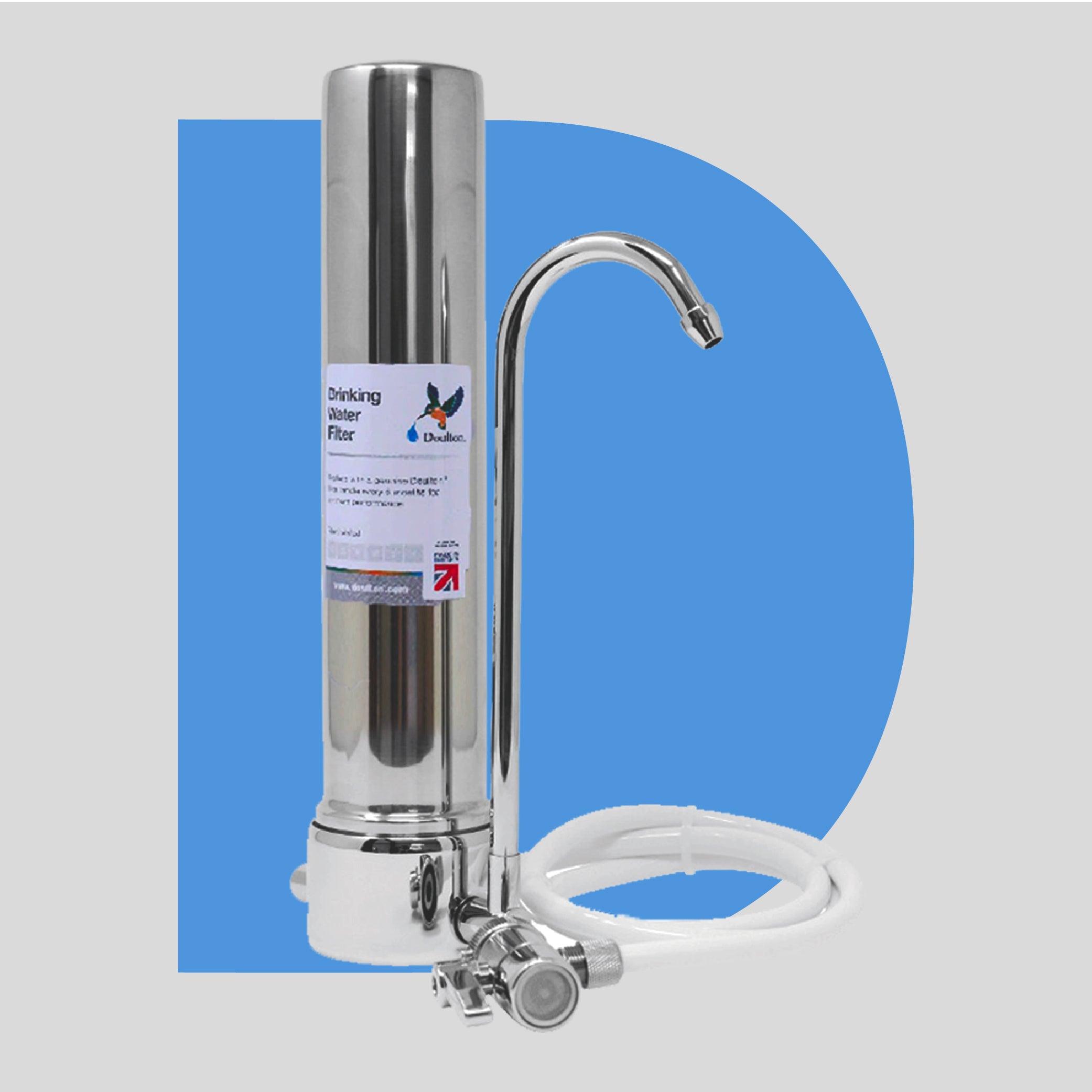 Experience the British Legacy of Purity: Doulton DCS Stainless Steel Biotect Ultra 2501 (NSF) Drinking Water Purifier - Craftsmanship Since 1826