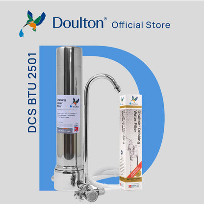 Experience the British Legacy of Purity: Doulton DCS Stainless Steel Biotect Ultra 2501 (NSF) Drinking Water Purifier - Craftsmanship Since 1826