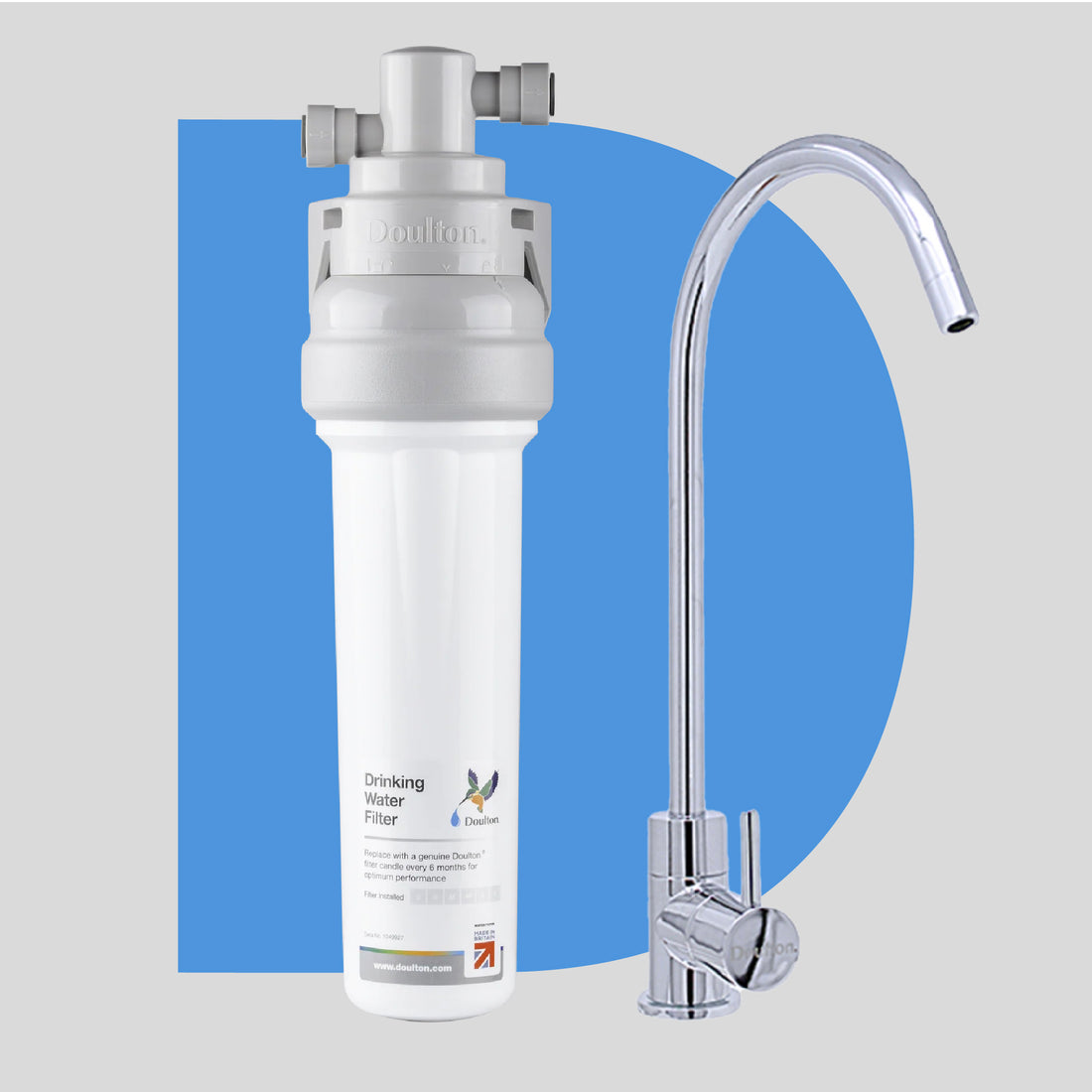 (🔥 Save S$150 on Onsite Installation! 🔥 Limited-time offer) Doulton QT Ecofast Under-Sink Filter with Cutting-Edge BTU- Sustainable Purity Meets British Ingenuity Since 1826!