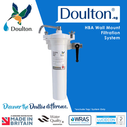 Doulton Wall Mount Water Filter British Berkefeld HBA MKII Wall Mount With Sterasyl Water Filter Water Purifier Made in Britain since 1826