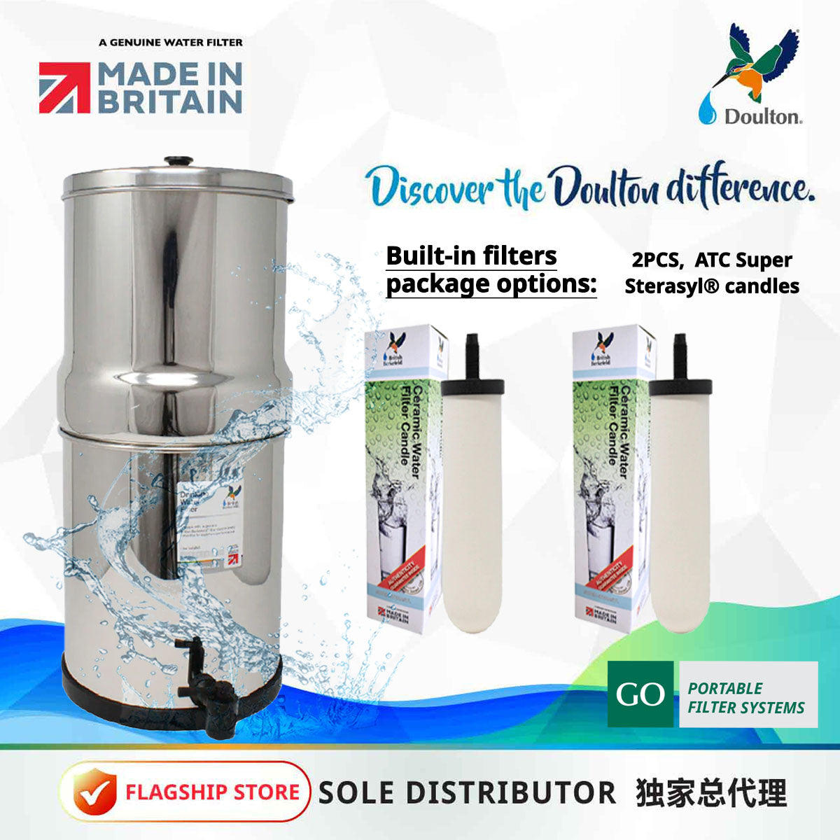 Doulton SS-2 Gravity Fed Filtration System